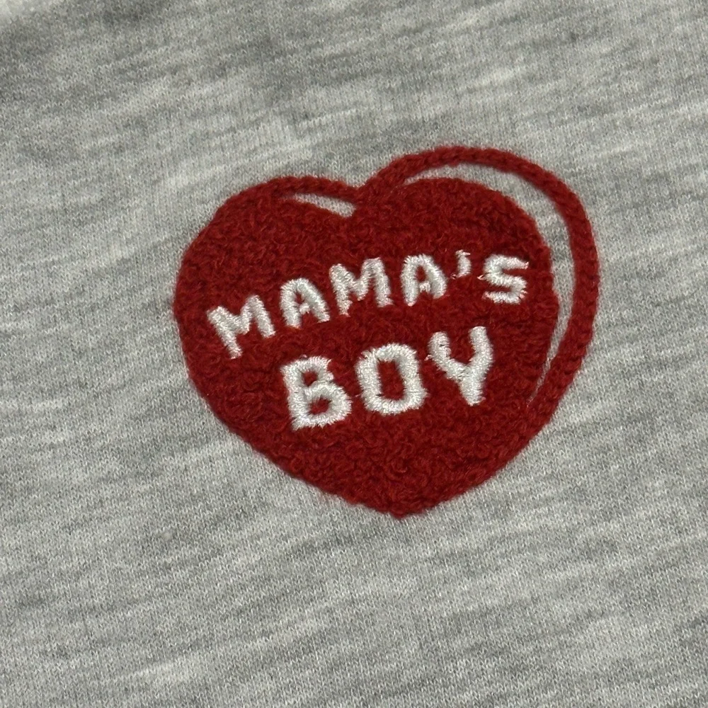 Lila & Jack Infant 3-Piece Set in Heather Gray including a Red Beanie